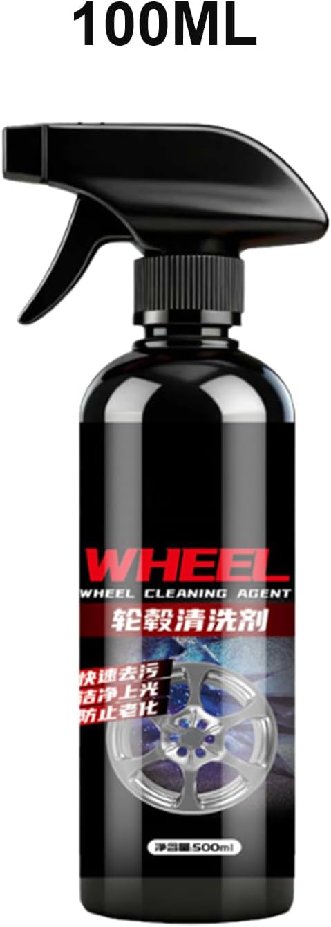 Wheel Rust Remover Spray – 500ml Iron Fallout Cleaner, Advanced Brake Dust Dissolver, Powerful Oxidation Neutralizer, Deep Cleaning Formula | Safe Automotive for Detailers, Restorers