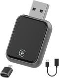 2026 Upgraded USB Wireless CarPlay Adapter for iPhone, Bluetooth 5.8 and Wi-Fi 6, Automatic & Zero-Delay Connection, Android auto Carplay Wireless Adapter for Android and iOS Systems. (Dark Gray)
