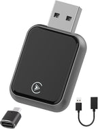 2026 Upgraded USB Wireless CarPlay Adapter for iPhone, Bluetooth 5.8 and Wi-Fi 6, Automatic & Zero-Delay Connection, Android auto Carplay Wireless Adapter for Android and iOS Systems. (Dark Gray)
