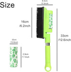 Rubber Pet Cat Dog Hair Removal Brush Lint & Hair Remover Brush,Silicone Lint and Debris Remover for Cleaning, Grooming and Fur Removal, Home, (Green)