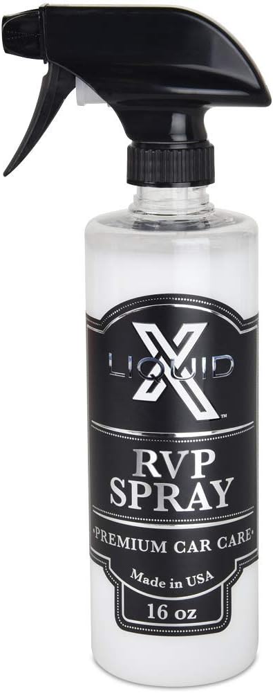 Liquid X R.V.P. Spray - Premium Tire Dressing for Any Rubber, Vinyl & Plastic - Non Greasy, Satin Finish - Added UV Protection, No-Sling (16 oz)
