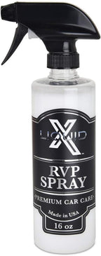 Liquid X R.V.P. Spray - Premium Tire Dressing for Any Rubber, Vinyl & Plastic - Non Greasy, Satin Finish - Added UV Protection, No-Sling (16 oz)