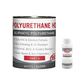 Rain Guard Water Sealers PU-0416 Polyurethane HD IsoFree Clear 2-Part White Base Gloss Finish Ready to USE Covering up to 75 Sq. Ft on New and Older Surfaces. 1 Quart Kit A and B