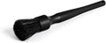 Detail Factory - Boar Hair Long-Handle Detailing Brush - Comfortable Grip and Heavy-Duty Scrubbing for Interior, Exterior, Engine Bay, Wheels, Exhaust Tips, Textured Plastic, Black on Black