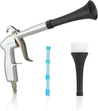 Car Cleaning Air Gun with 2 Nozzle Sets,Interior Cleaning Kit for Vehicle Upholstery, Carpet, and Seats