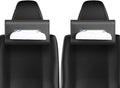 Car Tissue Holder, WHHMK Tissue Box Cover Keep Car Tidy,PU Leather Backseat Napkin Rectangle Organizer,Extra Large Tissue Box Storage in Car Fits for 100-150 Regular Size Tissues,Black(2Packs)