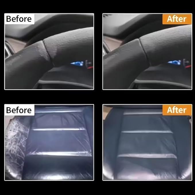 Premium Tire Coating & Trim Restorer, Tire Coating Paste Rapid Acting, Bring Back the Original Deep Black Shine to Rubber and Plastic (3PCS)