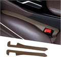 KIFIDAN 2PCS Car Seat Gap Filler,Flexible in between Car Seat Catcher for Tightly Filling Seats Gaps,Universal Cars Console Catcher Interior Cars Accessories for Women & Men (Brown)
