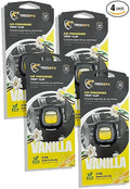 Car Air Fresheners Vent Clips, Essential Car Odor Eliminator, Perfect Scented Accessories, For Long Lasting Fragrance up to 30 days, 0.07 FL.OZ (Vanilla, 4 Packs)