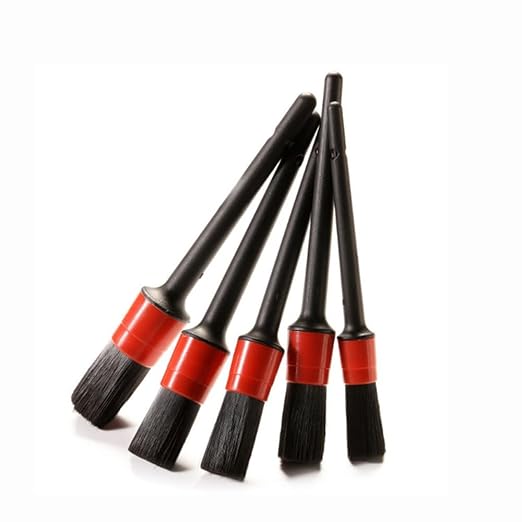 5pcs Detailing Brush Set Car Brushes Car Detailing Brush for Car Cleaning Detailing Brush Dashboard Air Outlet Wheel Brush,5pcs