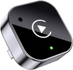 Wireless CarPlay Adapter & Android Auto Dongle, Fast Auto-Connect, Compact Plug & Play Wireless CarPlay Converter for iPhone & Android, USB/USB-C, No Delay, Seamless Reconnection (Black)
