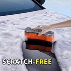 Car Wash Sponges, Soft Foam Sponges Extra Thick Large for Cleaning Non Scratch Sponges fit SUV RV Bike, Engineered for Rich Lather Ergonomic Grip Design Improve Cleaning Efficiency, Orange 3PCS