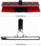 Window Cleaning Brush Equipment Outdoor Window Cleaner Brush Solar Panel Cleaning Tool Washing Tool Tall Window Glass Cleaning Poles Telescopic Water Fed Brush 3.6m/12ft (3.6m/12ft)