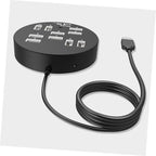 Kisangel USB USB Hub Expander Multi-Port Splitter for Laptop High-Speed Data Transfer Compatible with Flash Drives Keyboards Mice External Hard Drives