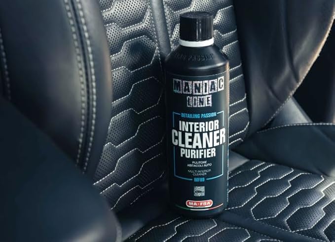 MANIAC LINE MAFRA Interior Cleaner Purifier | Fast Flash OEM Matte Finish | Residue Free Wipe with Streak Control | Safe on Plastics Vinyl and Fabric | Odor Control for Cabins | 500 Milliliters