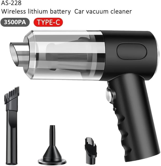 Mini car Vacuum Cleaner, Cordless, Suitable for Both Home and use, Handheld Wireless Portable Household