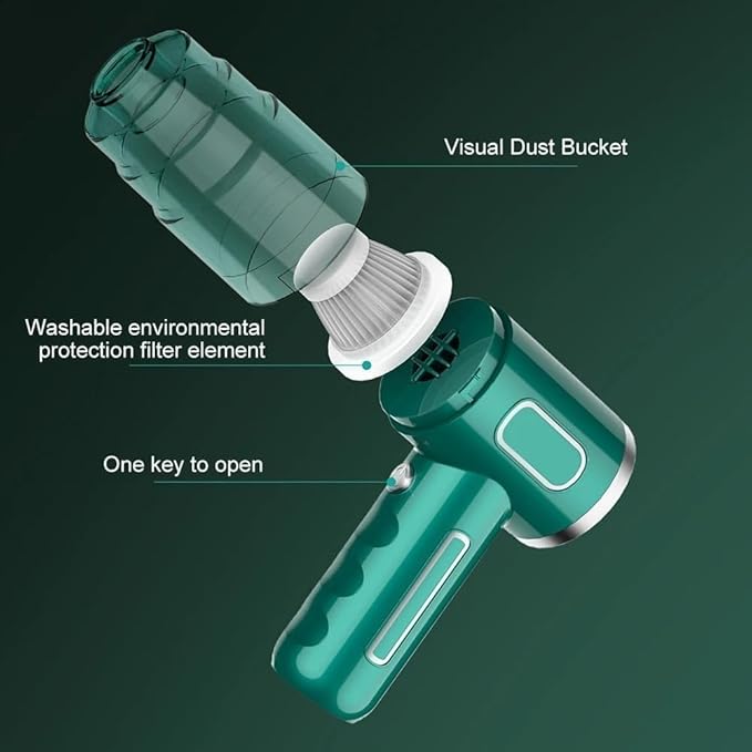 Powerful Vacuum Cleaner, Cordless Handheld Dry and Wet Wireless, car