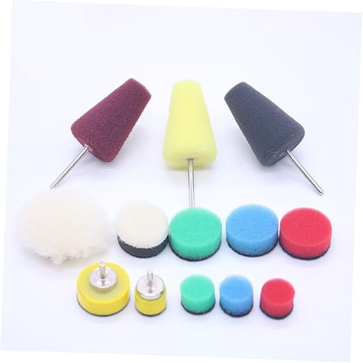 Vaguelly Polishing Sponge Pad Set Detailing Buffing Wheel Kit for Car Waxing and Polishing for Paint and Shine