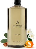 AromaPlan Hotel Scents Santal 16.9 Fl Oz (500ml), Home Luxury Aroma & Hotel Diffuser Oil- Hotel Diffuser Oil for Aromatherapy- USA Made, Bigger Bottle, Bolder Aroma & Longer Lasting