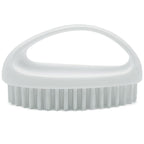 GKETN Hand and Nail Brush for Cleaning Fingernails Fingers Nylon Firm Stiff Bristles Heavy Duty Scrub Clean Brushes for Mechanics Gardeners, White, 1PC
