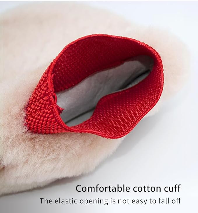 OKAYDA Natural Lambskin Wool Car Wash Mitt Extra Large Size Scratch-Free Sheepskin Wash Mitt