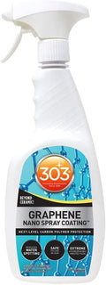 303 Products Marine Graphene Nano Spray Coating - Next Level Protection - Enhances Gloss and Depth - Reduces Water Spotting - UV Ray Protection- Safe to Use in the Sun - 32 fl. oz. (30251), White