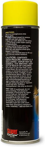 Stoner Car Care 91144-12PK Upholstery & Carpet Cleaner — Powerful Foaming Action Lifts Tough Stains from Seats, Floor Mats, Upholstery, Fabric, and More — 18 oz (Pack of 12)