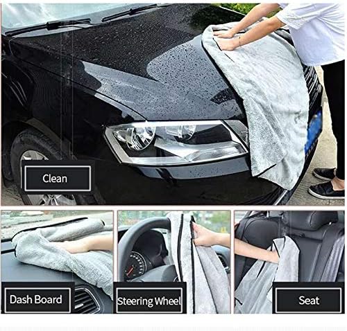 75x35 60x40cm Microfiber Car Wash Towel Fast Drying Auto Cleaning Extra Soft Cloth High Water Absorption for Car Wash Accessorie(Upgrade 100x40)