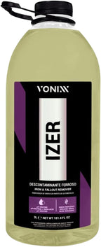 Vonixx Izer Iron Remover| pH-Neutral, Non-Acidic Formula | Easy Application | Reduced Odor Formula | Keep Your Vehicle Looking Like New | Car Detailing Supplies | 101.4 fl oz (3L)