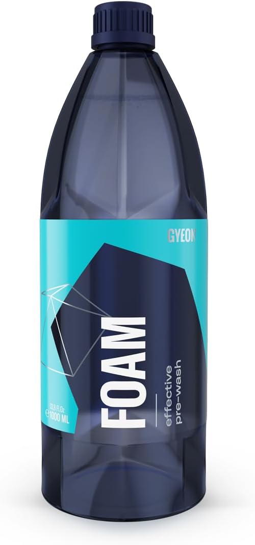 Gyeon Foam Premium Car Pre‑Wash Snow Foam for Safe Paint Cleansing Deep Clinging Suds Touchless Pre‑Wash Cleaning Solution for Coating Maintenance Safe Pressure Washer for Car Exterior