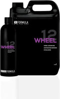 12 Wheel | Wheel Cleaner with Iron Remover | pH Balanced Color Change for Brake Dust | Viscous Gel Cling on Barrels and Faces | Clear Coated Wheel Safe When Used Correctly | 4 Liters