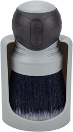 Maxshine Universal Gray Ultra Soft Large Bristle Brush with Storage Rack – Curved Grip & Ultra Soft Bristles – Ideal for Dashboard, Displays, Air Vents – Premium Interior Detailing Brush