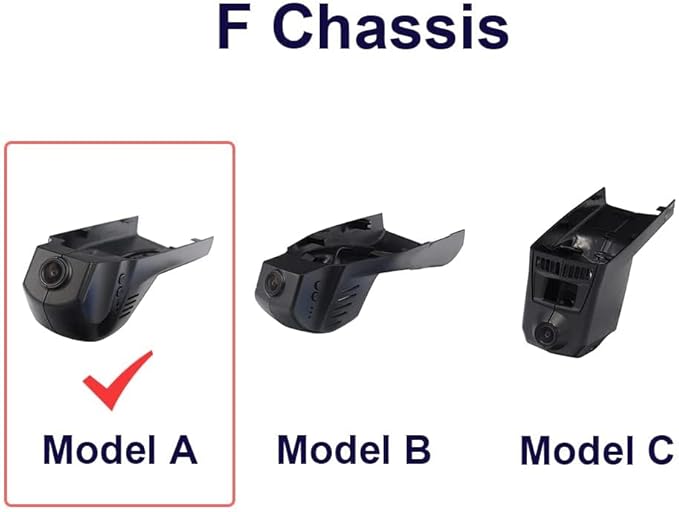 Fitcamx 4K Dash Cam Suitable for BMW F Chassis (Model A) 1 2 3 4 5 7 Series X1 X2 X3 X4 X5 X6 X7, Integrated OEM Style, UHD 2160P Video, WiFi & APP, Loop Recording, G-Sensor, Easy to Use, 64GB Card