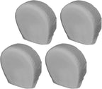 Explore Land Tire Covers 4 Pack - Tough Wheel Protector for Truck, SUV, Trailer, Camper, RV Universal Fits Tire Diameters 21 inches, Charcoal