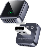 CarPlay Adapter for Apple CarPlay & Android Auto & AirPlay, 2026 Upgrade Plug & Play USB Adapter with Type-C Extension Car Play Adapter for Cars with Factory Wired Apple CarPlay, Dual-Band
