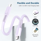 KFD 156W Car Charging Staition,140W USB C Laptop Car Charger,PD3.1&QC3.0 Fast Charging Cigarette Lighter Car USB Charger Multi Port 6.56FT Cable for MacBook/iPad/40W iPhone 17 15 Pro Max/Samsung S25