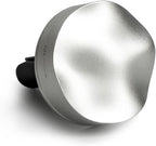 THEDOTS Silver Car Vent Clip Air Freshener, Reusable Car Scent Diffuser, Car Accessories, Frosted Ebony Scent