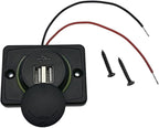 Car 12V RV USB Charger, Quick Charger 3.0 Wall Mount USB Charging，for Car Camper Boat Marine