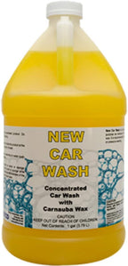 NEW CAR WASH - Concentrated Soap with Carnauba Wax for RV, School Buses, ATV, Boat, Motorcycle, Detailing, Cleaning- 1oz. per gallon