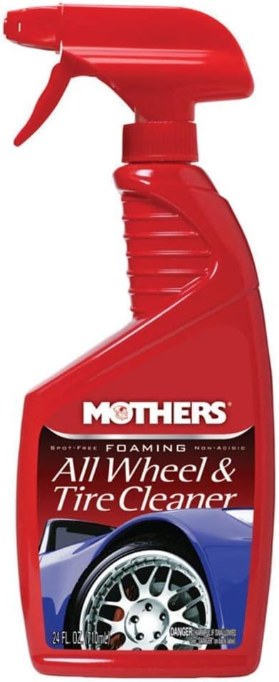Mothers 05924 Foaming Wheel & Tire Cleaner - 24 oz. (Pack of 2)