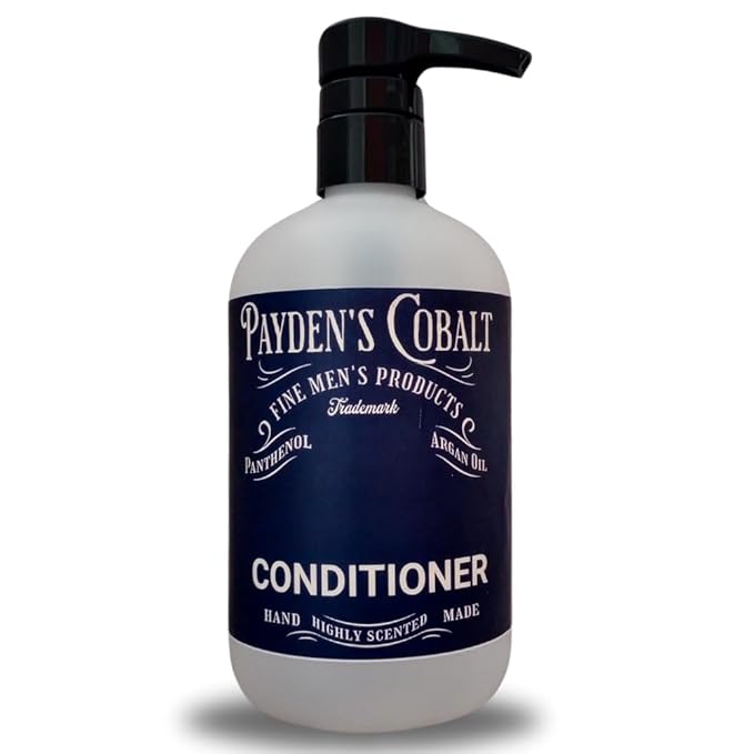 Payden's Cobalt Honey Cedar & Leather For Men Scented Argan Oil Hair Conditioner, 16 Oz