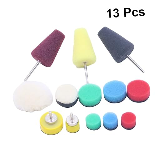 Vaguelly Polishing Sponge Pad Set Detailing Buffing Wheel Kit for Car Waxing and Polishing for Paint and Shine