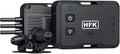 HFK HM201 Motorcycle Dash Cam, 1080P +1080P Motorcycle Camera Front and Rear, Stealth Design, IP67 Waterproof, 5G WiFi, Loop Recording, G-Sensor, Built in eMMC 64GB Storage, Support 512GB Max