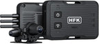 HFK HM201 Motorcycle Dash Cam, 1080P +1080P Motorcycle Camera Front and Rear, Stealth Design, IP67 Waterproof, 5G WiFi, Loop Recording, G-Sensor, Built in eMMC 64GB Storage, Support 512GB Max