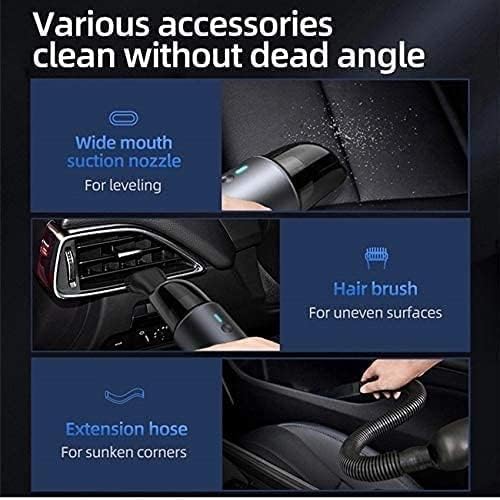 Car Vacuum Cleaner, Small,Handheld Cordless Vacuum Cleaner - 90W-4KPA, Wet & Dry Use, Quick Charge, Perfect for Home, Car, Pet Cleaning (Color : A)