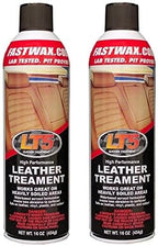 RGS Labs LT5 Leather Treatment (2 Pack, 16 oz Each) | Dual-Action Leather & Vinyl Cleaner and Conditioner | High-Cling Foam Formula for Easy Application | Restores Natural Look & Feel