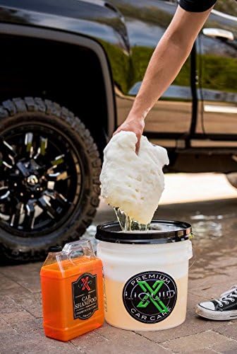 Liquid X Car Shampoo Gallon Kit - Wash Pad, Waffle Weave Drying Towel, 1 Gallon Car Wash Soap