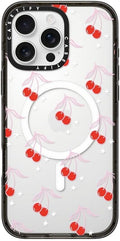 CASETiFY Impact iPhone 16 Pro Max Case [Slim/Compatible with Magsafe / 8.2 ft. 4X Military Grade Drop Protection] - Sweet Days - Clear Black