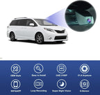 Fitcamx 4K Dash Cam Suitable for Toyota Sienna 2014 2015 2016 (HD2-6275, 7 Pin) LE XLE SE Limited Premium, OEM Look, UHD 2160P Video, WiFi & APP, Loop Recording, G-Sensor, Plug & Play, 64GB Card