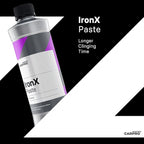 CARPRO IronX Paste Concentrated Iron Remover - Clings to & Dissolves Baked on Brake Dust on Clear Coated, Chrome, or Alloy Wheels - 150ml (5oz)
